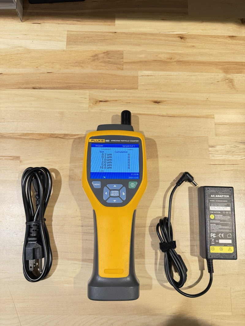 FLUKE 985 AIRBORNE PARTICLE COUNTER TESTER CALIBRATED 2025 TESTED