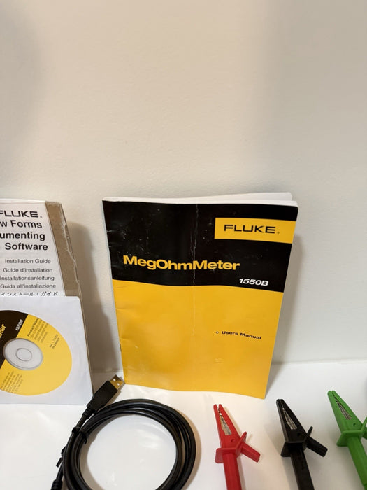 FLUKE 1550B MEGOHMMETER HIGH VOLTAGE INSULATION TESTER (NEW) SHIPS FAST