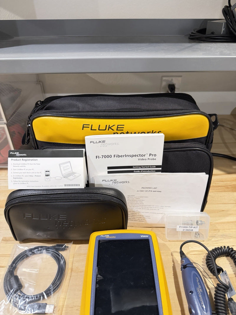 FLUKE NETWORKS FI-7000 FIBER INSPECTOR PROBE KIT