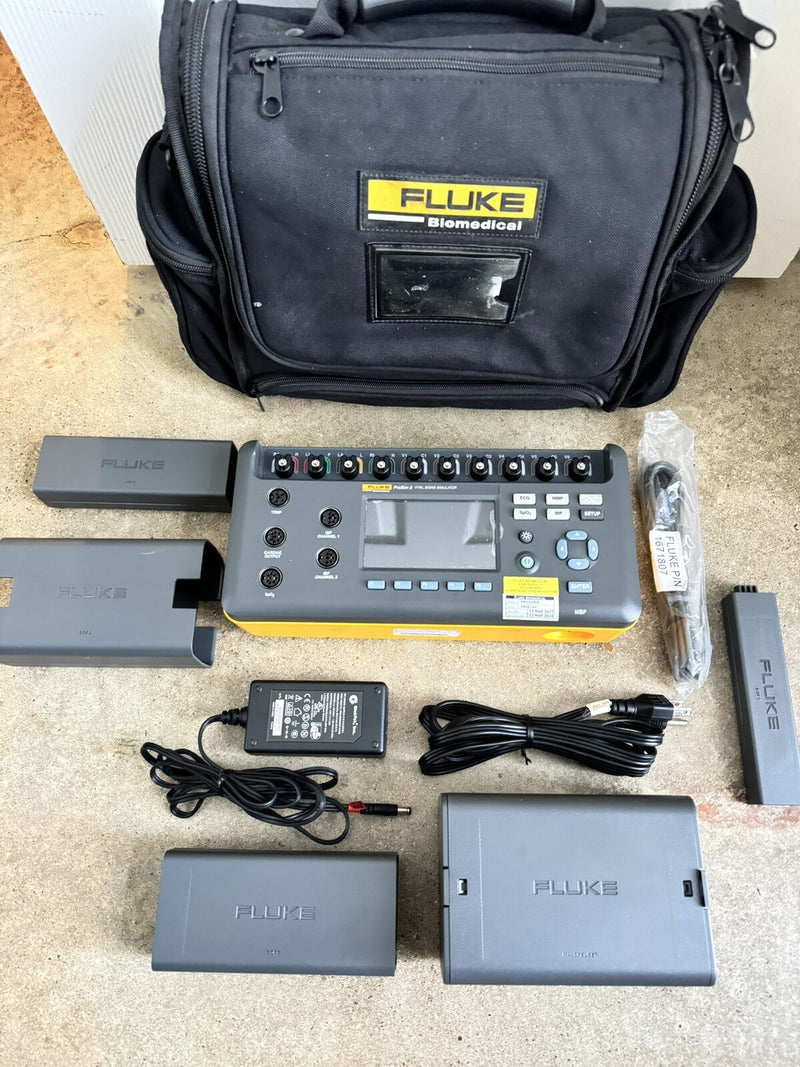 FLUKE BIOMEDICAL PROSIM 8 VITAL SIGNS SIMULATOR CALIBRATED 2024