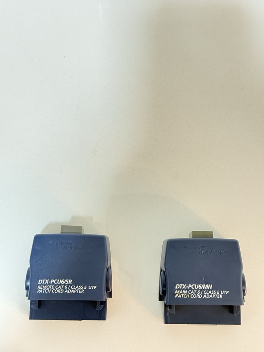 FLUKE NETWORKS DTX-PCU6 PATCH CORD ADAPTER SET DTX-PCU6/MN DTX-PCU6/SR TESTED