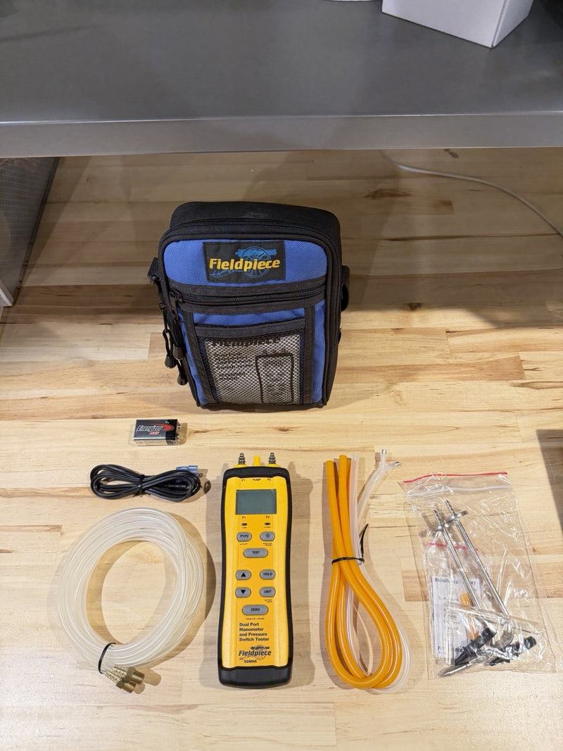 FIELDPIECE SDMN6 DUAL PORT MANOMETER & PRESSURE SWITCH TESTER