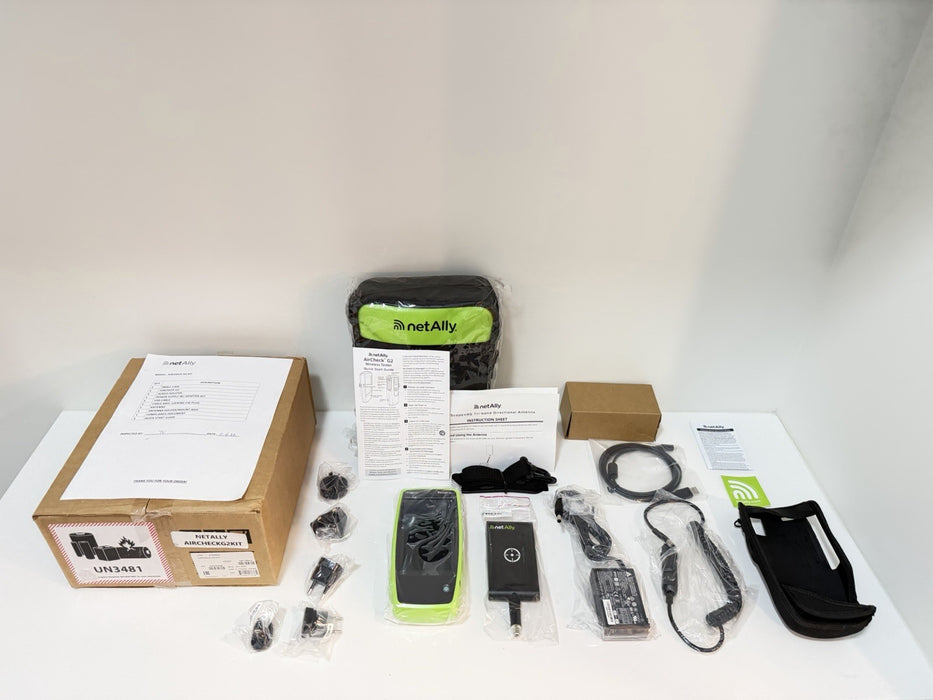 NETALLY AIRCHECK G2 KIT W/ ANTENNA & ACCESSORIES NEW FACTORY SEALED - SHIPS FREE
