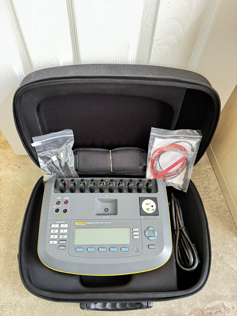 FLUKE ESA620 ELECTRICAL SAFETY ANALYZER CALIBRATED 2024
