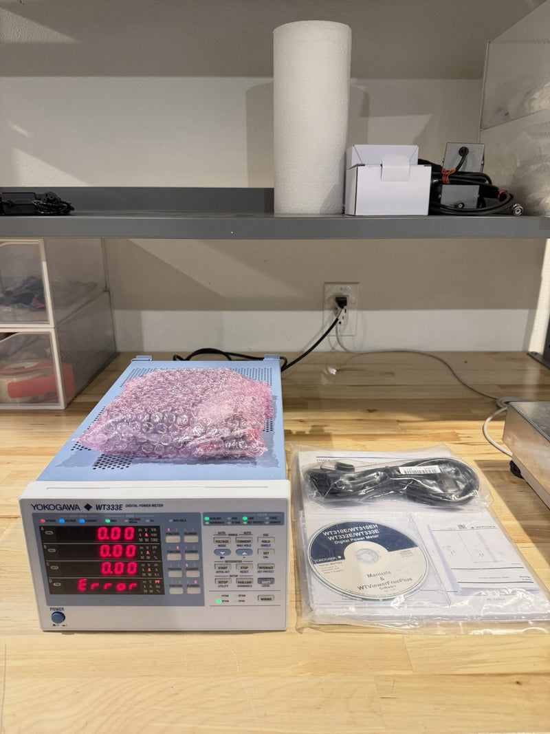 YOKOGAWA WT333E 3 CHANNEL DIGITAL POWER METER TESTED