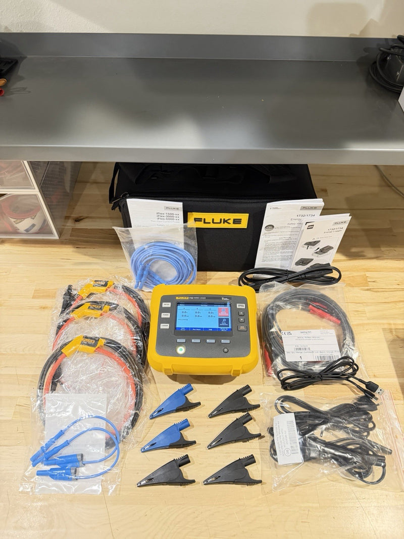FLUKE 1732/EUS ENERGY LOGGER BOX KIT- SHIPS FAST (FREE SHIPPING)