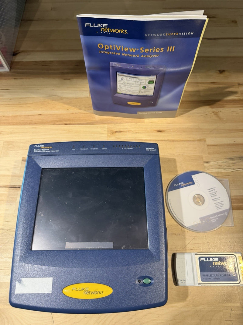 FLUKE NETWORKS OPTIVIEW SERIES III INTEGRATED NETWORKS ANALYZER