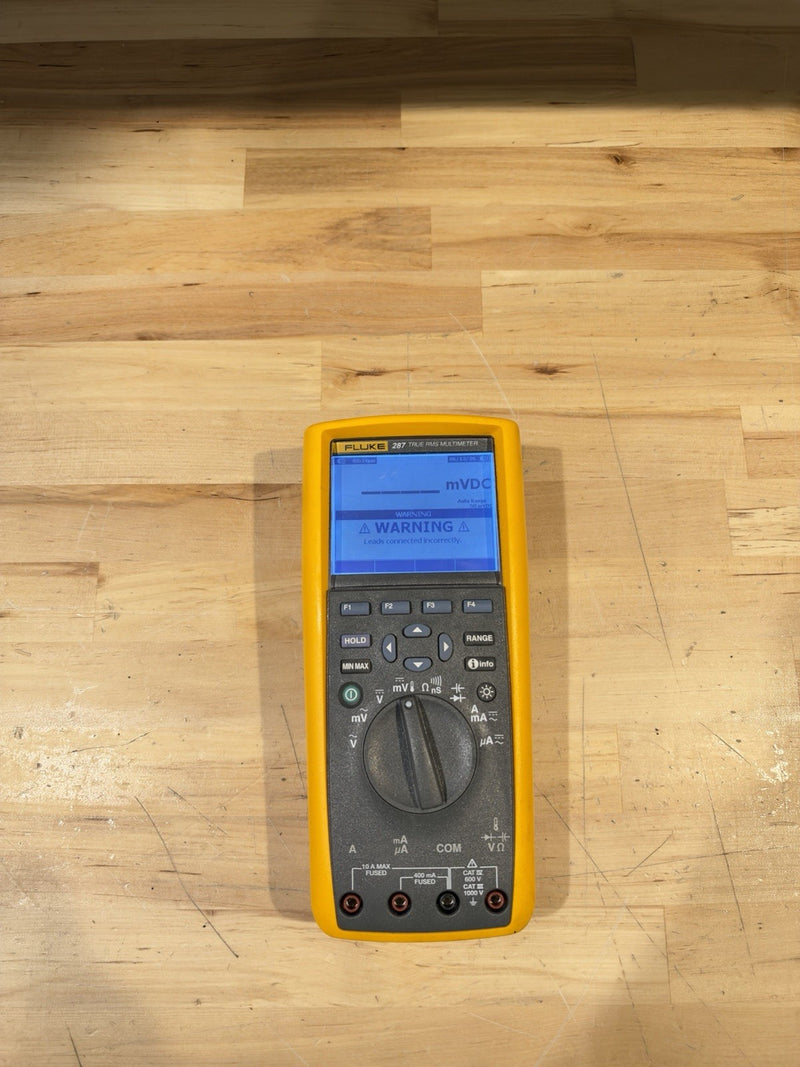 FLUKE 287 TRUE-RMS LOGGING MULTIMETER (PARTS ONLY) FOR PARTS NO BACK COVER