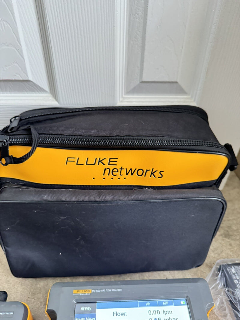 FLUKE VT650 GAS FLOW ANALYZER CALIBRATED 2024 WITH FLUKE VAPOR & CHARGER & BAG