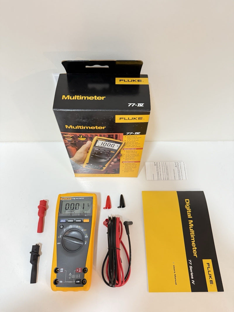 FLUKE 77 IV DIGITAL MULTIMETER CALIBRATED 2025