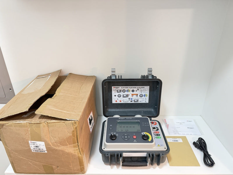 MEGGER DLRO100EB DIGITAL LOW RESISTANCE OHMMETER (NEW FACTORY SEALED) CAL 2026