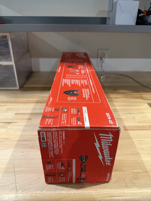 MILWAUKEE 2978-22 M18 18V 6T LINEAR UTILITY CRIMPER KIT WITH BATTERY & CHARGER