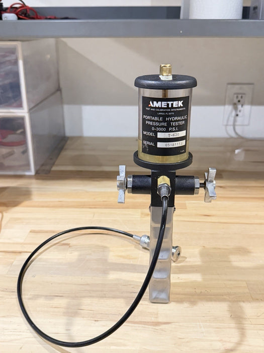 AMETEK T-620 HYDRAULIC PRESSURE TESTER W / HOSE (SHIPS FAST)