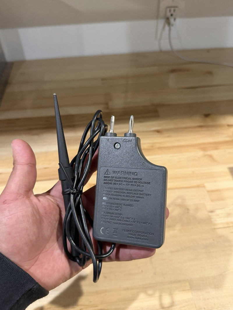 FLUKE 80T-150UA TEMPERATURE PROBE TESTED
