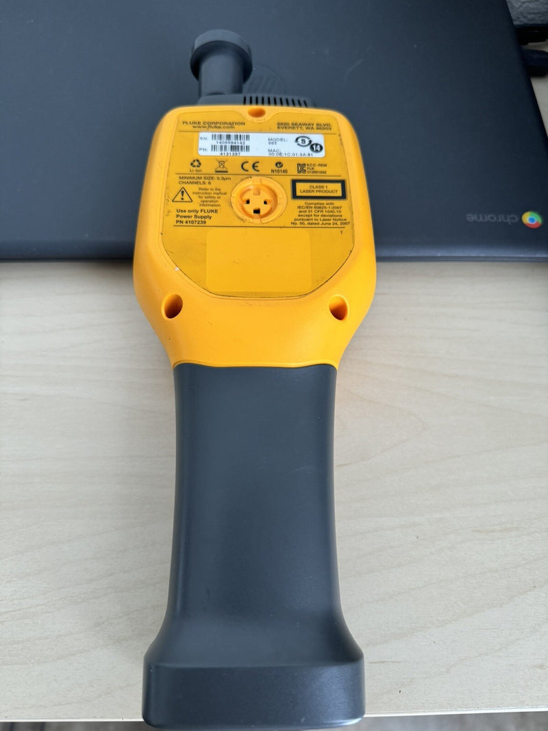 FLUKE 985 PARTICLE COUNTER AIR QUALITY METER HVAC IAQ WITH LEAD SET