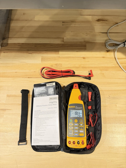 FLUKE 773 MILLIAMP PROCESS CLAMP (TESTED) NEW FREE SHIPPING