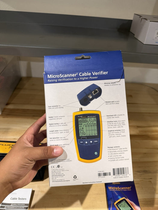 FLUKE NETWORKS MICROSCANNER 2 CABLE VERIFIER