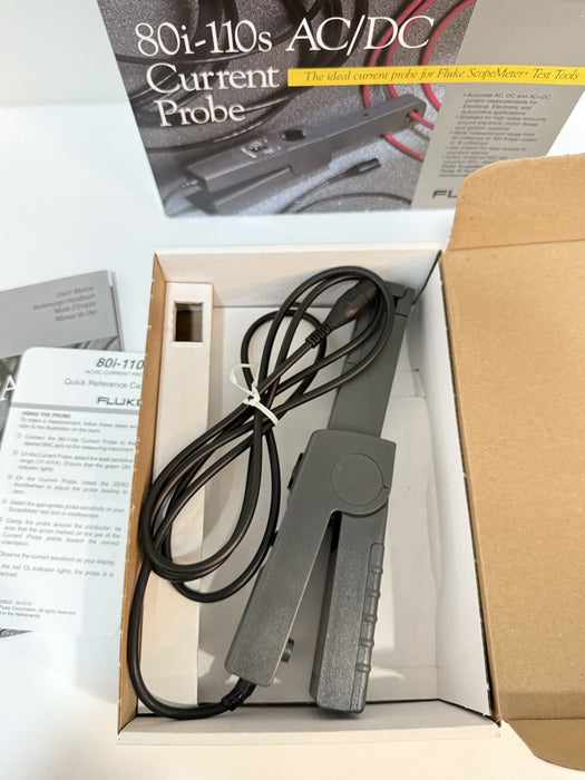 FLUKE 80i-110S AC/DC CURRENT PROBE (NEW FACTORY SEALED) NEW - SHIPS FAST