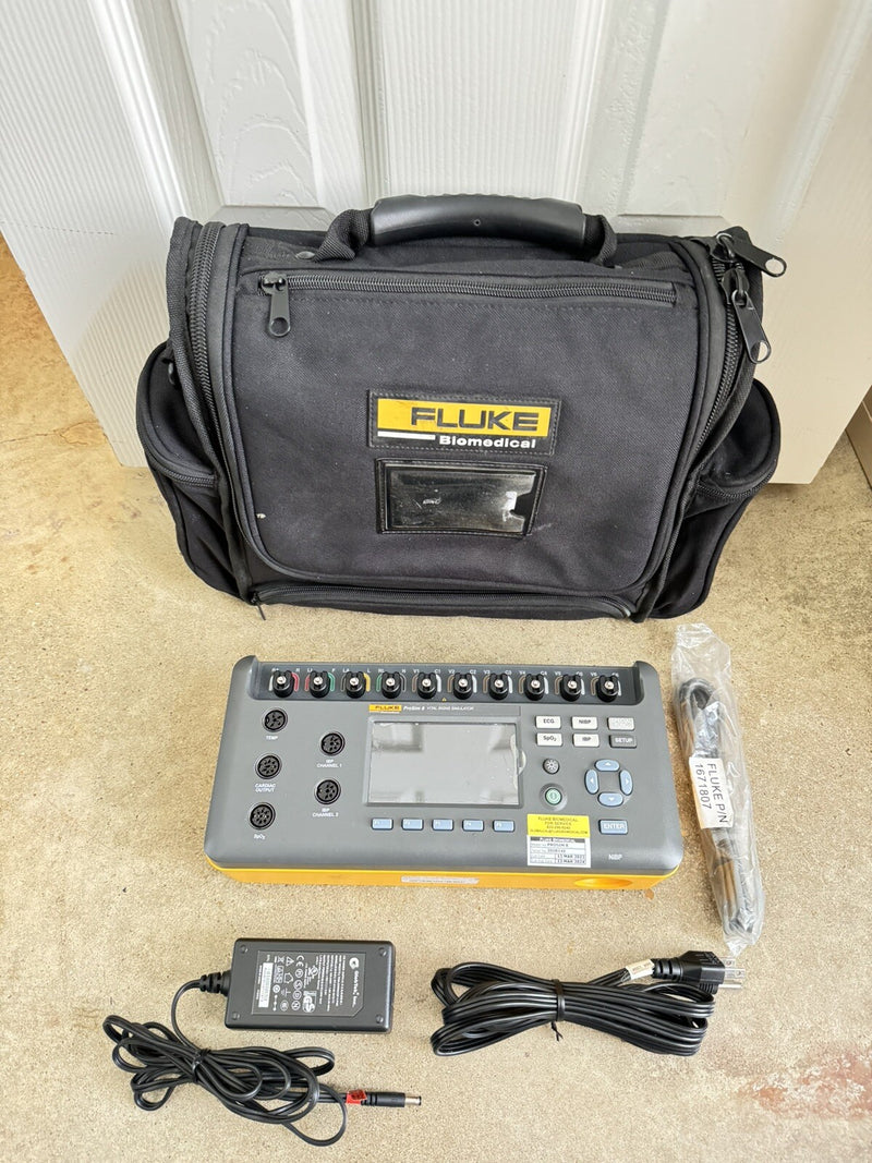 FLUKE BIOMEDICAL PROSIM 8 VITAL SIGNS SIMULATOR CALIBRATED 2024