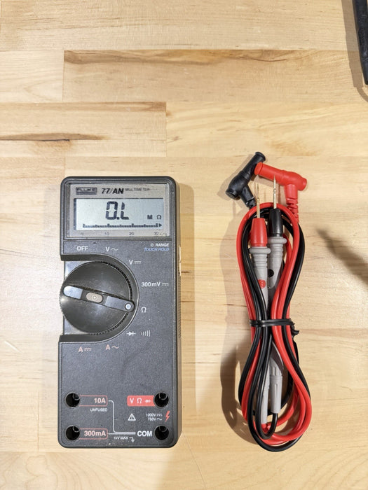 FLUKE 77/AN MULTIMETER WITH LEADS TESTED