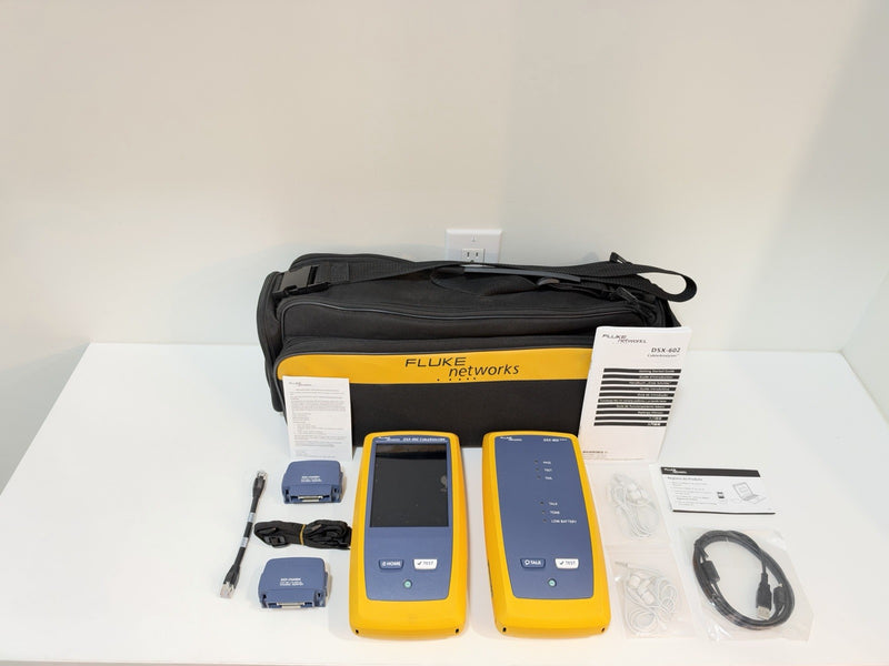 FLUKE NETWORKS DSX-602 PRO 500MHZ CABLE ANALYZER V2 W/ WIFI - SHIPS FREE NEW
