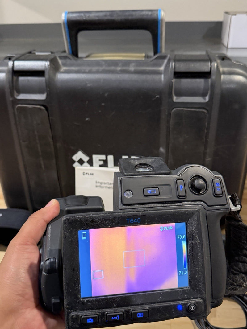FLIR T640 THERMAL IMAGING CAMERA WITH ACCESSORIES TESTED