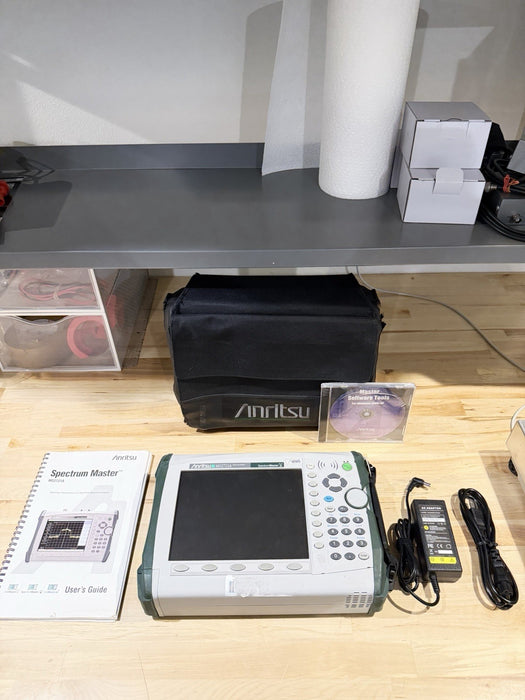 ANRITSU MS2721A SPECTRUM MASTER ANALYZER  W/ CHARGER & MANUAL (TESTED)SHIPS FREE