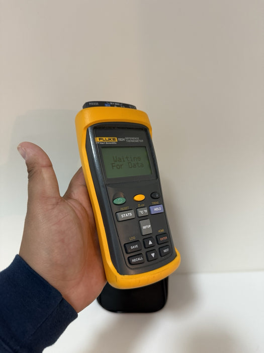 FLUKE HART 1524 DUAL CHANNEL REFERENCE THERMOMETER (FREE SHIPPING) - TESTED