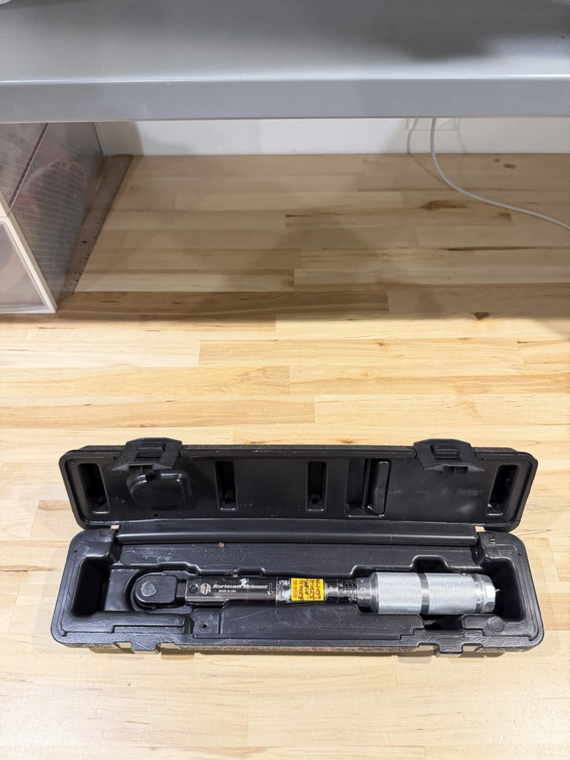 STURTEVANT RICHMONT 2 SDR 50I MG MICROMETER ADJUSTABLE TORQUE WRENCH 10-50 IN/LB