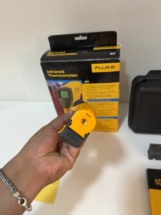FLUKE 63 INFRARED THERMOMETER (NEW FACTORY SEALED) SHIPS FAST
