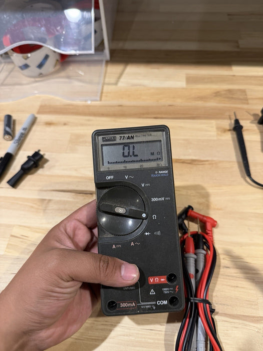 FLUKE 77/AN MULTIMETER WITH LEADS TESTED