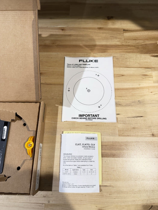 FLUKE FLK-075-CLKT INFRARED VIEWING WINDOW  75MM 3" (NEW FACTORY SEALED) NEW
