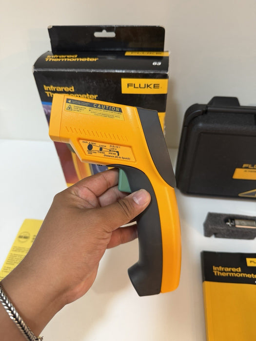 FLUKE 63 INFRARED THERMOMETER (NEW FACTORY SEALED) SHIPS FAST