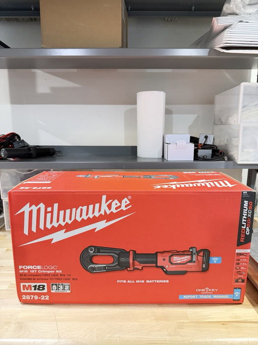 MILWUAUKEE 2879-22 FORCE LOGIC M18 15T CRIMPER KIT (NEW FACTORY SEALED) NEW