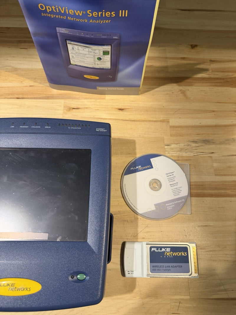 FLUKE NETWORKS OPTIVIEW SERIES III INTEGRATED NETWORKS ANALYZER