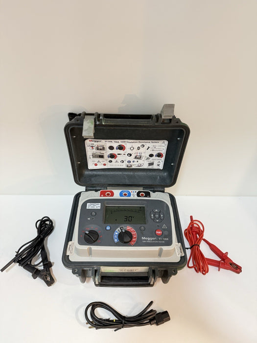 MEGGER S1-1068 10KV INSULATION TESTER W/LEADS & CHARGER (CALIBRATED 2024) TESTED