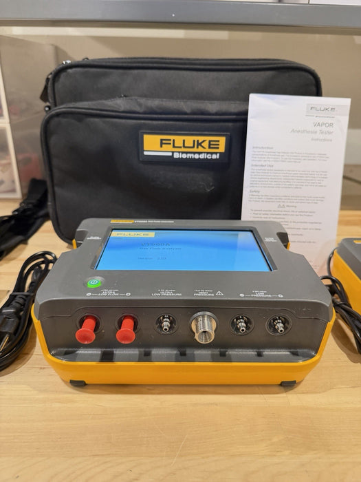 FLUKE VT900A GAS FLOW ANALYZER W/VAPOR & CHARGER-FREE SHIPPING (TESTED)
