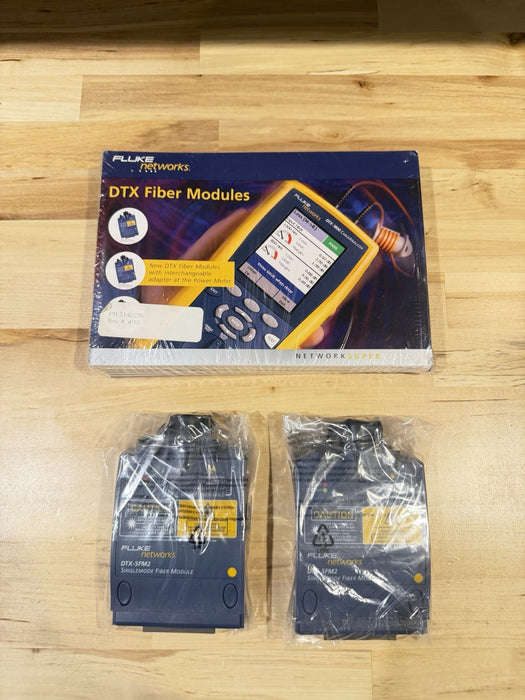 FLUKE NETWORKS DTX-SFM2 FIBER MODULE (NEW SEALED) FREE SHIPPING