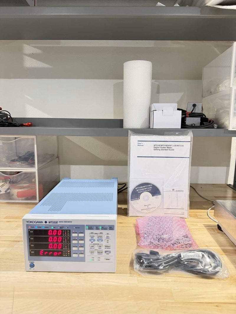 YOKOGAWA WT333E 3 CHANNEL DIGITAL POWER METER TESTED
