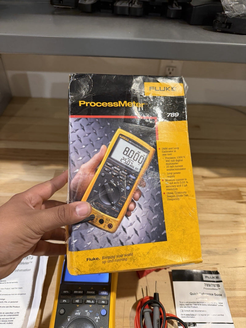 FLUKE 789 PROCESSMETER MFD-2026 CALIBRATED 2026 /SHIPS FAST NEW