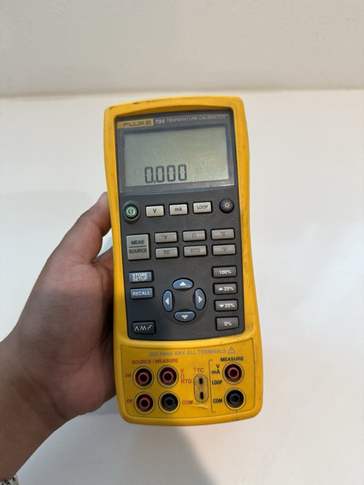 FLUKE 724 TEMPERATURE CALIBRATOR (PARTS ONLY) (FOR PARTS) SHIPS FAST