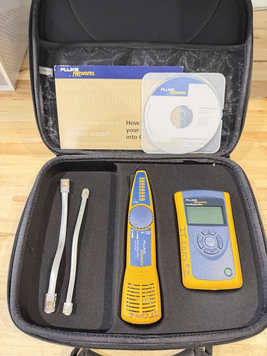 FLUKE NETWORKS LINKRUNNER PRO & INTELLITONE 200 KIT TESTER (TESTED) SHIPS FAST