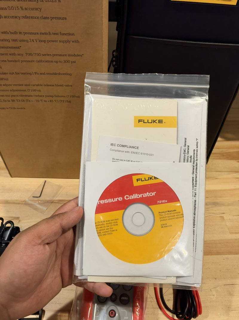 FLUKE 721EX-3603 PRESSURE CALIBRATOR 36 PSIG/300 PSIG (NEW SEALED) FREE SHIPPING
