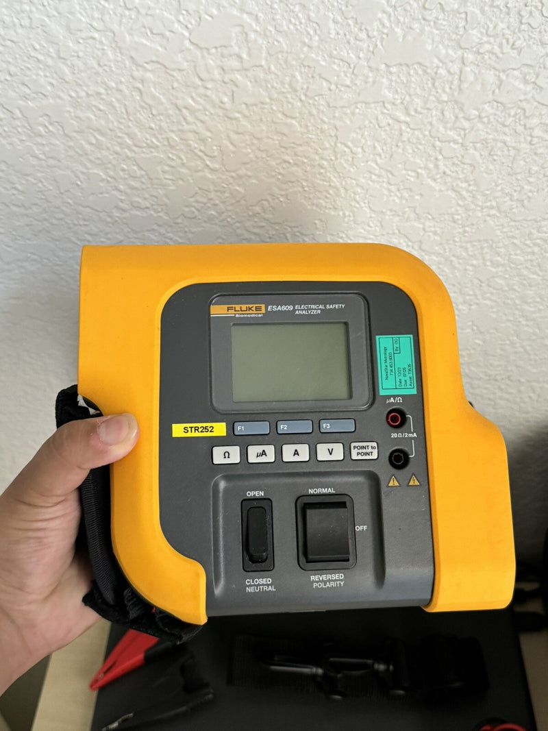 FLUKE ESA609 ELECTRICAL SAFETY ANALYZERCALIBRATED 2025