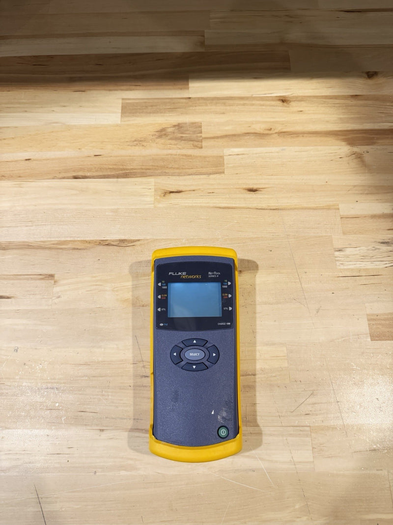 FLUKE NETWORKS NET TOOL SERIES II WITH CHARGER TESTED