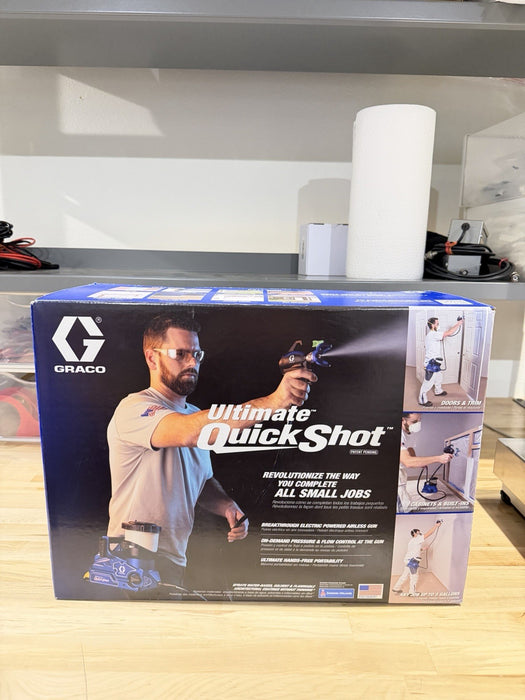 GRACO 826308 ULTIMATE QUICK-SHOT AIRLESS PAINT SPRAYER (NEW FACTORY SEALED) NEW