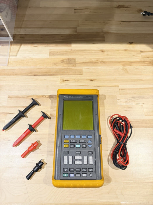 FLUKE 99 SCOPEMETER SERIES II 50MHZ WITH ACCESSORIES
