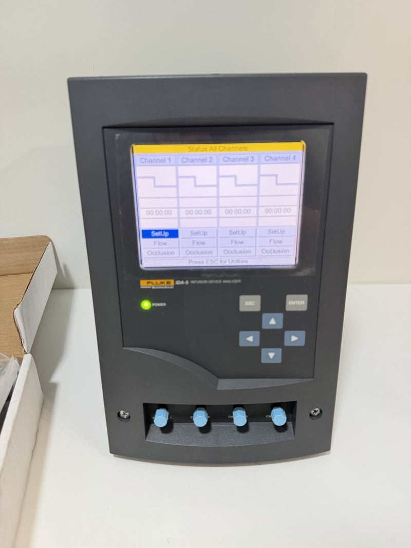 FLUKE BIOMEDICAL IDA-5 INFUSION DEVICE ANALYZER KIT 4 CHANNEL (NEW SEALED)
