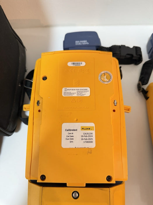 FLUKE NETWORKS DSX-5000 TESTER KIT CALIBRATED 2025