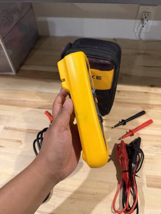 FLUKE 1507 INSULATION MULTIMETER W/ LEADS & CLIPS - SHIPS FAST